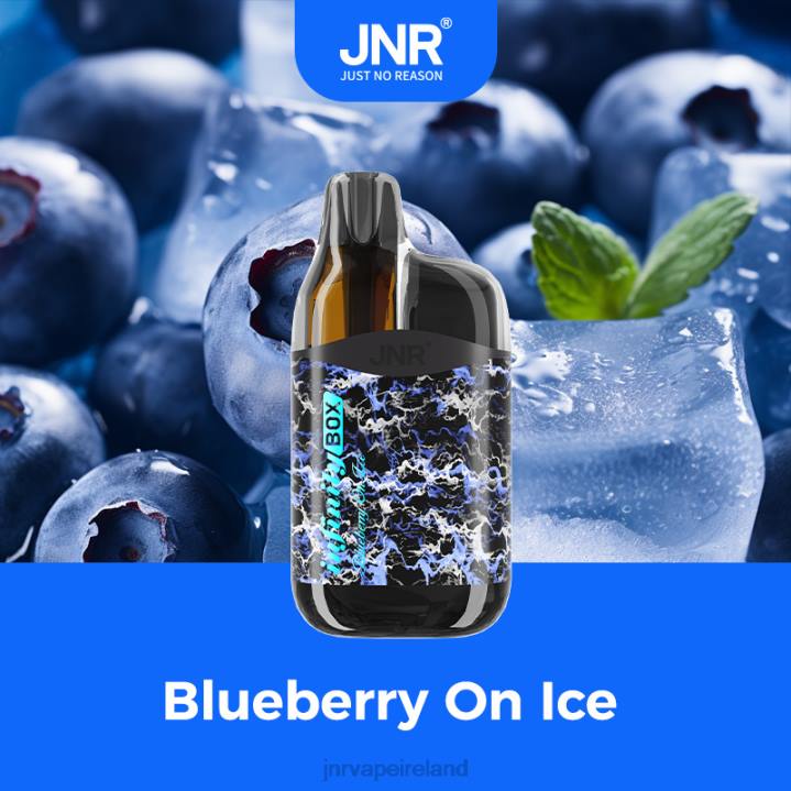 Blueberry On Ice JNR vape nicotine content 6X8L78 JNR INFINITY BOX