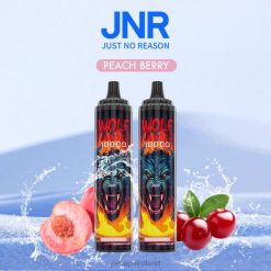 Peach Berry JNR vape Ireland 6X8L350 JNR WOLF NIPLO